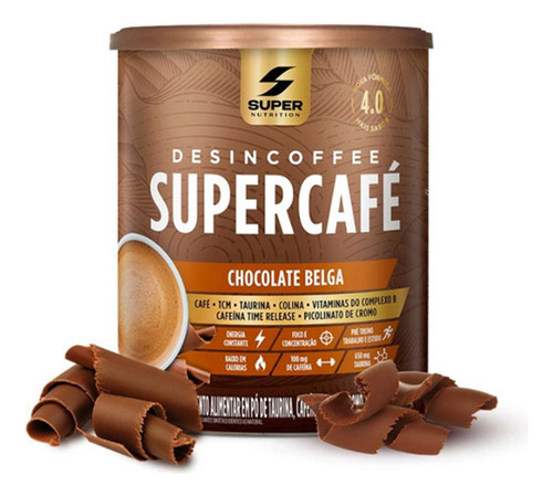 Desincoffee Supercafé Chocolate Belga Super Nutrition 220g