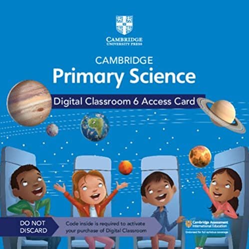 Libro Cambridge Primary Science Digital Classroom 6 Acce De