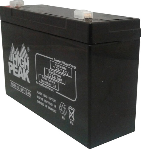 Batería 6v 10a Ideal Ups Seguridad Juguetes