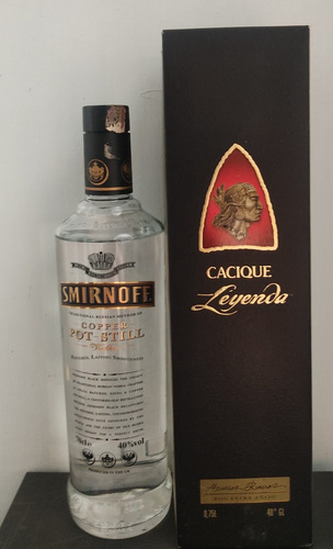 Combo: Cacique Leyenda Y Smirnoff Negra Edición Especial