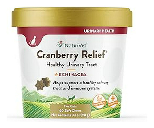 Cranberry Relief Plus Equinácea Para Gatos, Masticables Suav