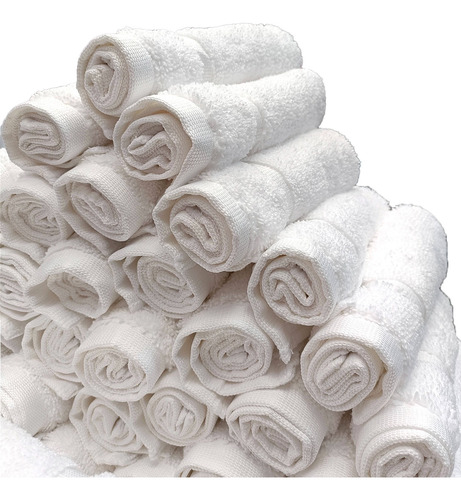 Pack 3 Pzs Toallas Microfibra Medio Baño Celen Life Blanco Lisa