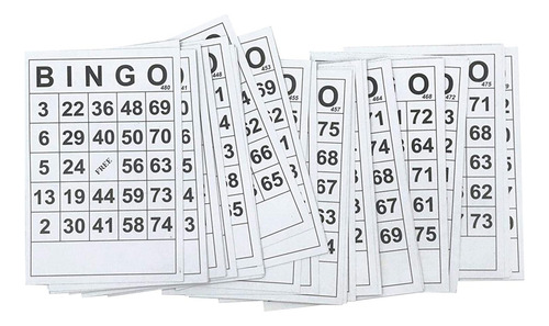 Juego De Bingo Vintage De Madera Con 40 Tarjetas Numéricas Y