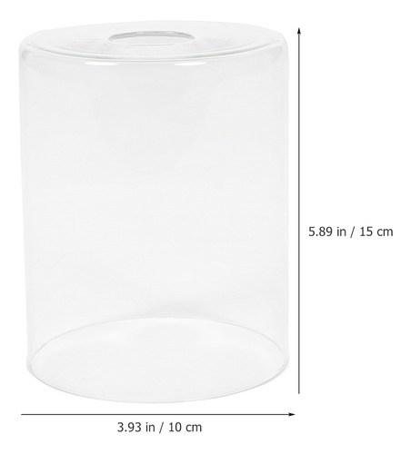 Pantalla De Lámpara De Vidrio Transparente, 3 Uds.