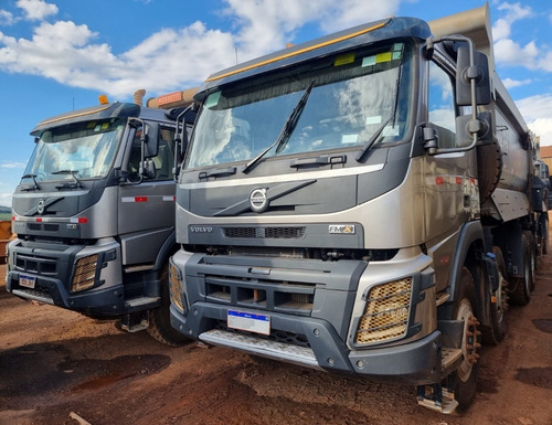 Imagem 1 de 15 de Volvo Fmx 500 8x4 Ano 2021/2021 Caçamba Rossetti Meia Cana