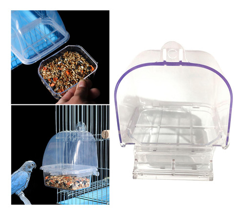 Comedero Para Pájaros, Jaula, Accesorios, Plato De Comida,