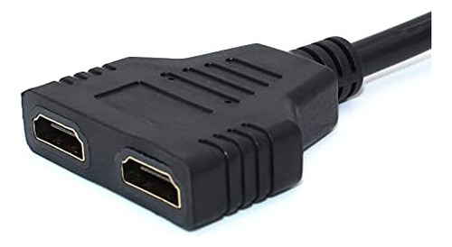 Cabo adaptador HDMI Splitter - Hdmi Splitter 1 em 2 macho A H