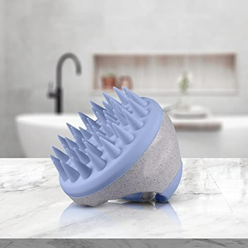 Cepillo De Champú Para El Cabello Y Exfoliante Del Cuero De