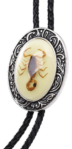 Collar Cuero Artificial De Vaquero Occidental Colgante De