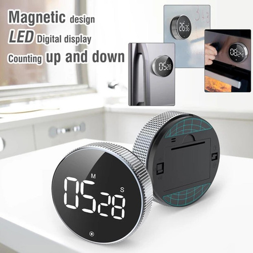 Temporizador De Cocina Digital Pantalla Led Temporizador De