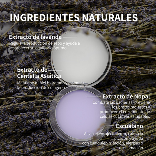 Acabamento Compacto Chillab Lavender Matte Powder 10g Oil Co