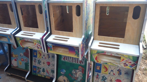 Mueble Tragamonedas Maquinita Triplay Impreso Para Pikachu (Usado)