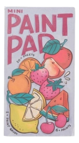 X Mini Paint Pad, Typo Mini Paint Pad, Watercolor Paint Pad,