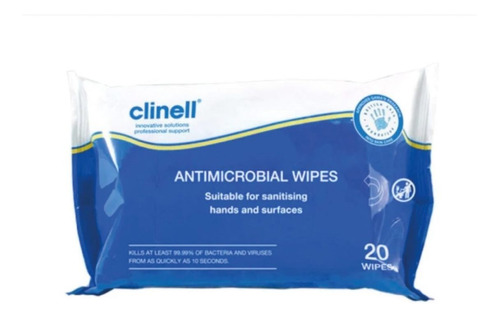 Clinell Antimicrobial Wipes X 20 - Plan B