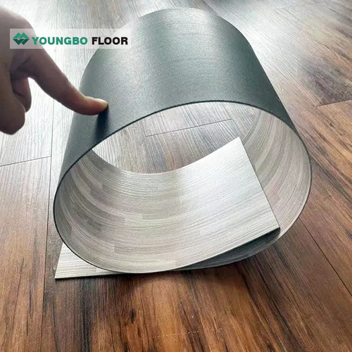 Piso Adhesivo Pvc Vinílico Gris Claro Diseño Tacos X M2