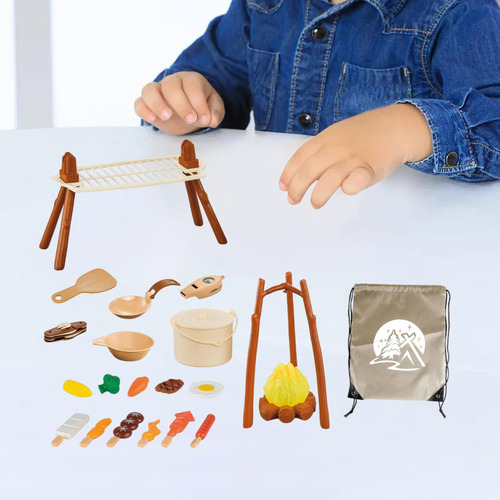 . Juego De Acampada Para Niños Pequeños De 25x, Juego De