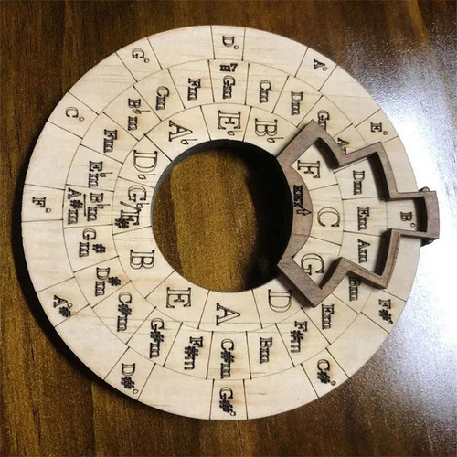 Herramienta De Melodía De Madera Redonda De Luz, Círculo