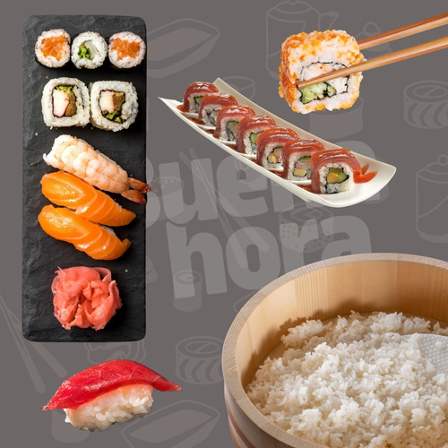 Arroz Para Sushi Calrose Grano Medio Importado 5kg