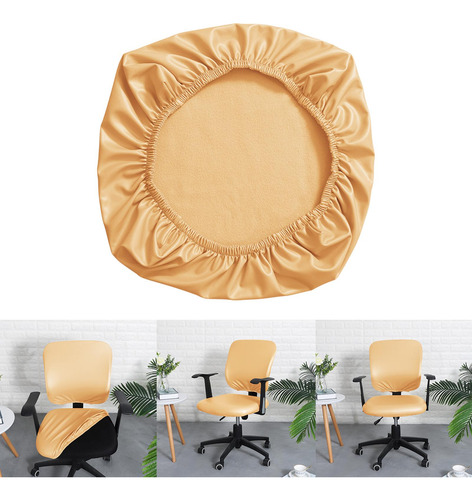 3 Funda Impermeable Para Asiento De Amarillo Claro 38-52cm