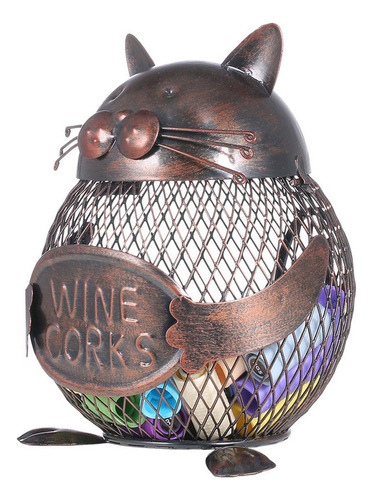Recipiente De Ferro Para Esculturas, Cortiça, Vinho,
