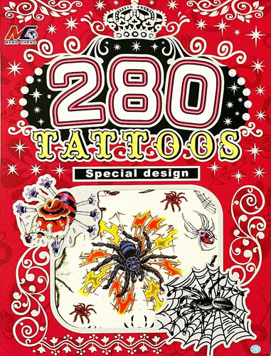 Imagem 8 de 8 de Kit 60 Tatuagens Temporárias Aranhas E Lagartas Tattoo N26