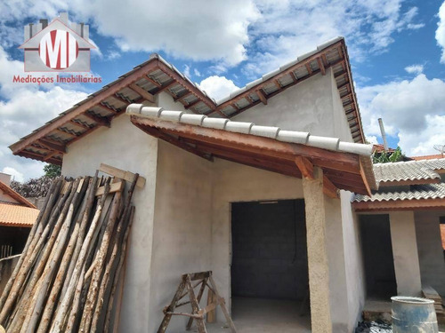 Linda Chácara Em Fase De Construção, Com 3 Dormitórios, Piscina, Ótima Localização, À Venda, 1000 M² Por R$ 380.000 - Zona Rural - Pinhalzinho/sp - Ch0820