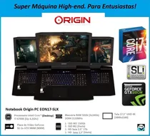 Comprar Notebook Gamer Avell Origin Pc I7-6700k Mxm Sli 2x Gtx 980m