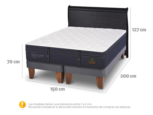 Cama Europea Azul