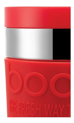 Bodum Jarro Mug Cierre Hermetico Acero 0,35 L Rojo