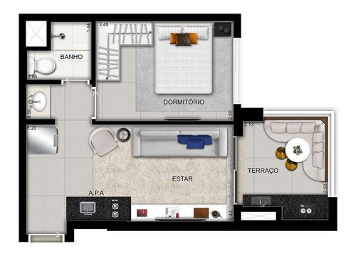 Imagem 1 de 12 de Apartamento Com 1 Dormitório À Venda, 36 M² Por R$ 480.000 - Butantã - São Paulo/sp - Ap20131