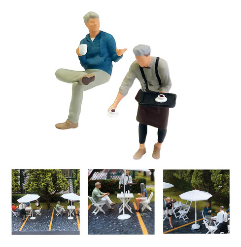 2x Figuras De Modelo De Personas A Escala 1/64, Figuras De