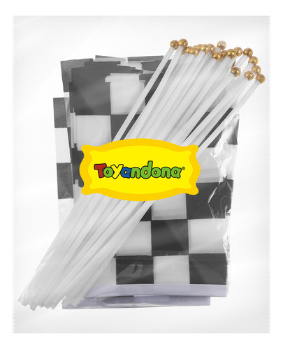 Banderas De Carreras, 25 Unidades, Para Fiestas, Para Niños
