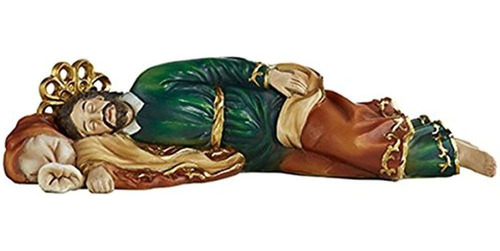 Dormir Católica San José Figura Figura De Resina 6 Pulgadas