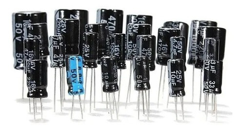 Pack 280 Capacitores Electroliticos 28 Valores 0.1 A 3300uf