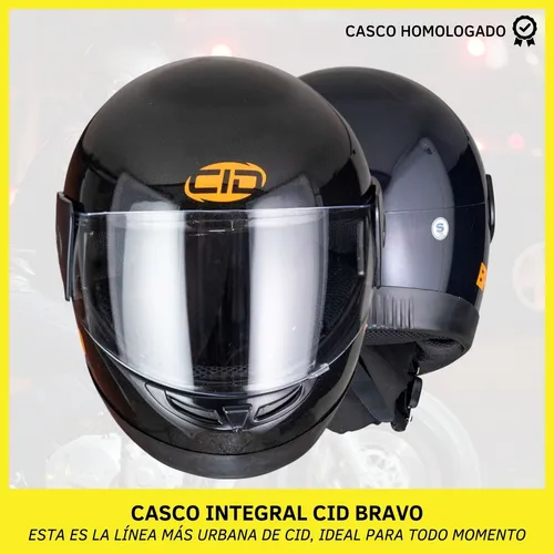 Cascos Motos Integral Cerrado Cid Bravo C visor Hombre Mujer