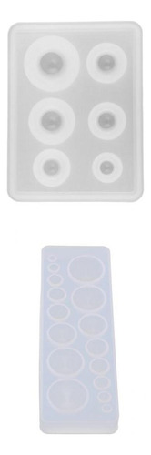 2x Silicone Cúpula / Cabochão Resina Ferramentas Diy