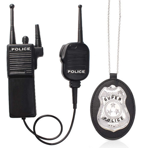 Kit De Juego De Rol Para Oficial De Policía, Esposas,