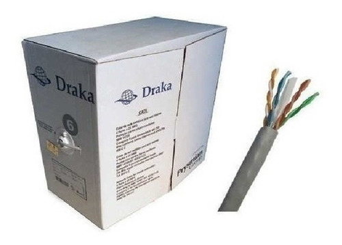 Cable Utp Prysmian Draka Cat 6 - X 305 Mts