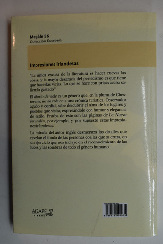 Impresiones Irlandesas Gilbert K. Chesterton C244