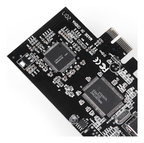 Placa De Controle Pcie Pci-e Pci Express Firewire 1394a Ieee