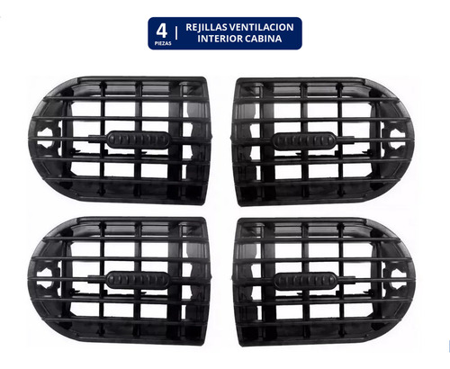 Rejillas Salida Aire Cabina Corsa Sedan 2006 (4 Pzs)