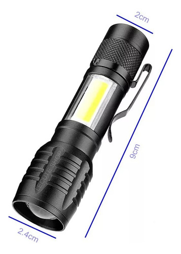 Lampara Uv Cob Recargable Detector Billetes Fal Y Piedras