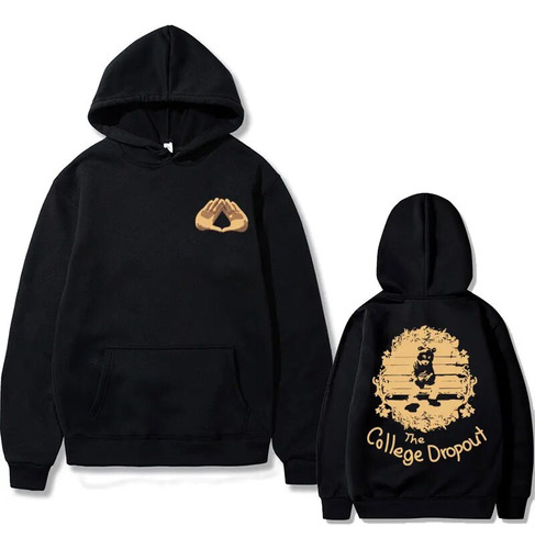 Sudadera Con Capucha De Rap Kanye West The College Dropout H