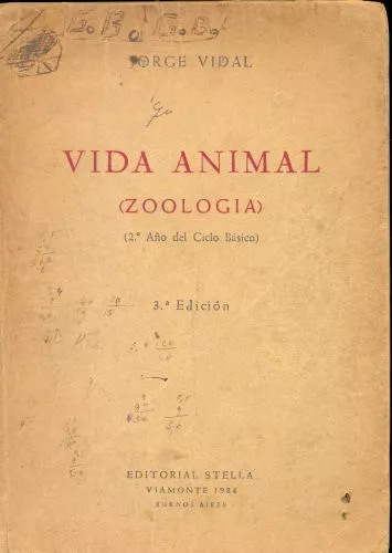 Jorge Vidal: Vida Animal (zoología)