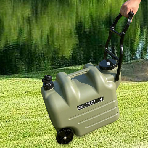 Contenedor De Agua, Jarra De Agua Con Ruedas, Con Verde