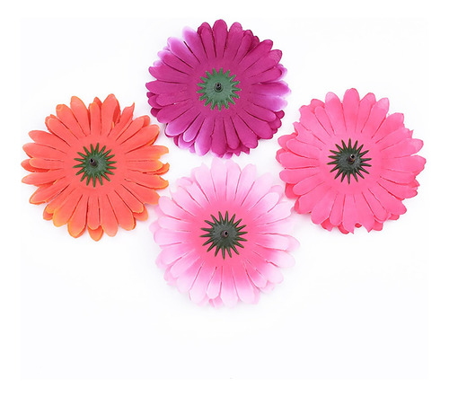 50 Piezas De Cabezas De Flores De Imitación, Flores Falsas