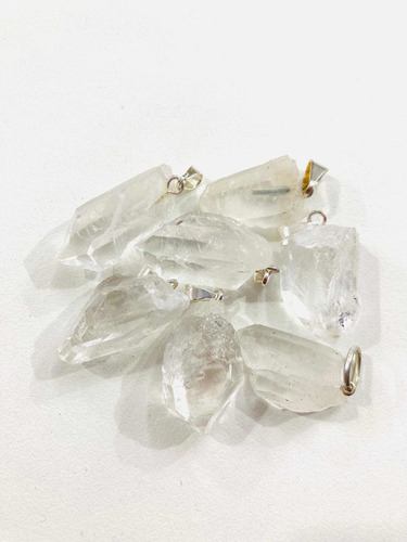 Imagen 1 de 2 de Dije Mini Cuarzo Cristal Piedra Semipreciosa Artenora