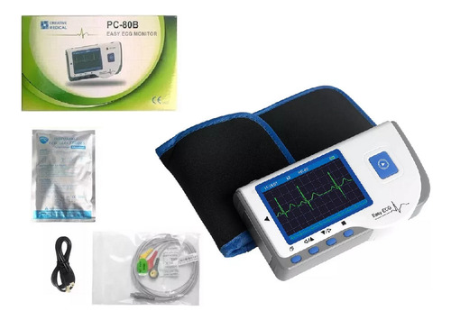 Monitor Ecg Electrocardiograma Digital Portatil Pantalla Lcd