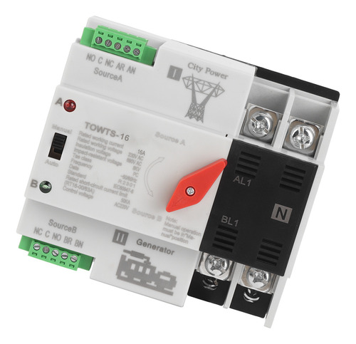 Transferencia Automática De Doble Potencia, 2p, 8kv, 2 Modos