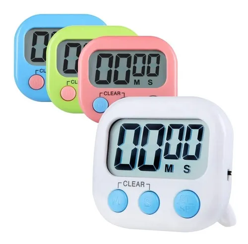 Timer de Cocina Temporizador Manzana Verde Alarma 1 Hora Chef